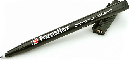 Маркер КВТ Fortisflex черный [66343]