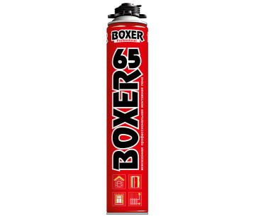 Пена монтажная BOXER PROF 65 всесезонная 800 ml.