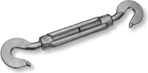 Талреп М20 мм крюк-крюк DIN 1480 из нержавеющей стали А4