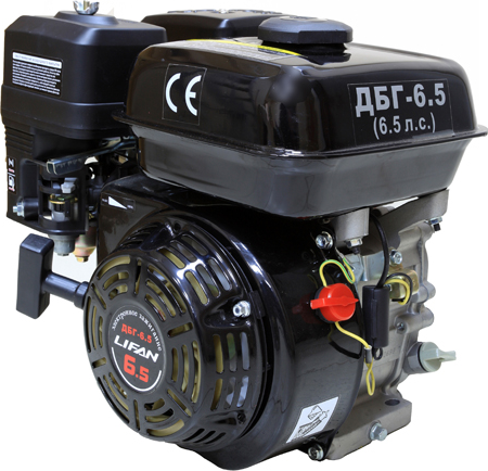Бензиновый двигатель LIFAN ДБГ- 6,5 (168F2S) 6,5 л.с.