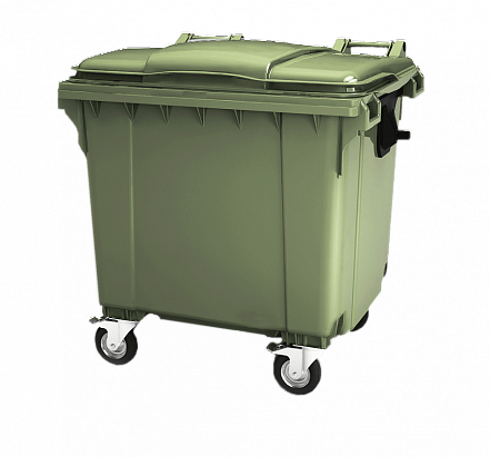 Передвижной мусорный контейнер 1100л. 22.С19 (20.800.70РЕ;21.050.70.РЕ)