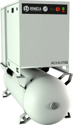 Спиральный безмасляный компрессор REMEZA КС3-8-270Д