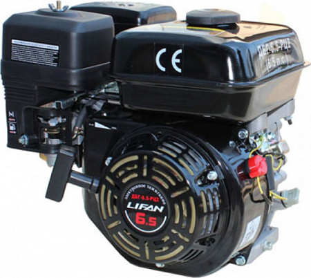 Бензиновый двигатель LIFAN ДБГ- 6,5 РЦ2 (168F2L) 6,5 л.с., редуктор цепной