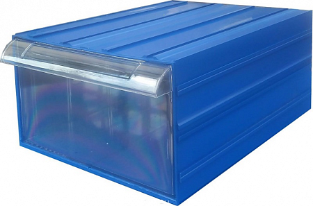 Пластиковый короб СТЕЛЛА C-501А синий, 125 х 305 х 210 мм [8692381200005]
