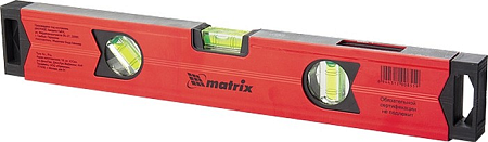 Уровень строительный MATRIX 600 мм алюминиевый магнитный, , фрезерованный, 3 гл [34706]