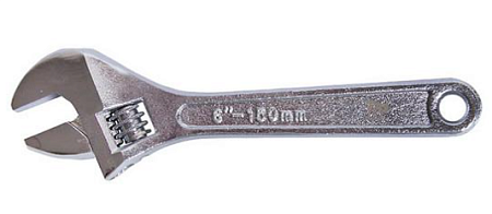 Ключ разводной 6" -150 мм. хром Китай 3103001
