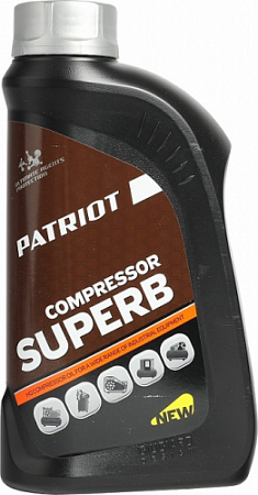 Масло компрессорное PATRIOT COMPRESSOR OIL GTD 250/VG 100 0,946 л [850030600]