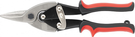 Ножницы по металлу MATRIX 250 мм, пряморежущие , обрезиненные рукоятки// [78330]