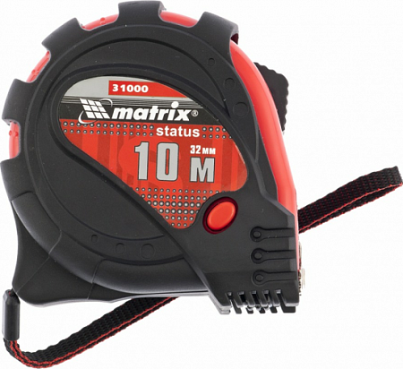 Рулетка MATRIX Status Magnet 3 fixations 10.0 м [31000]