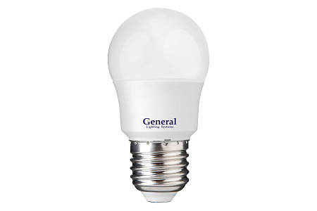 Лампа GLDEN-G45F 10Вт E27 4500K шар