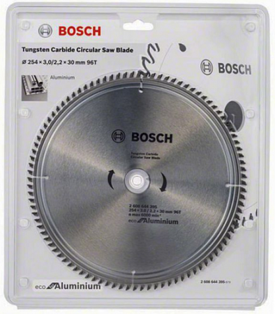Пильный диск по алюминию BOSCH 254х96х30 Eco for Aluminium [2608644395]