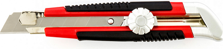 Нож для строительных работ MATRIX 18 мм нож, , выдвижное лезвие, металлическая направ [78914]