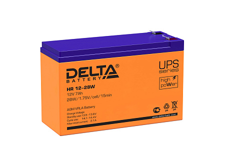Аккумуляторная батарея Delta HR 12-28 W (12 В; 7 Ач)