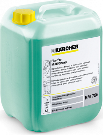 Средство для очистки универсальное KARCHER RM 756 FloorPro (6.295-914.0), 10 л [6.295-914.0]