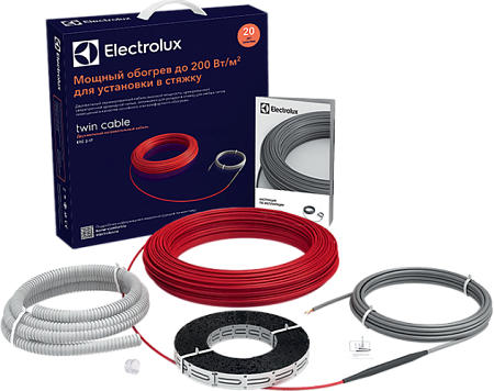 Комплект теплого пола ELECTROLUX ETC 2-17-2000 нагревательный кабель [НС-1073707]