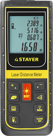 Лазерный дальномер STAYER PRO-Control [34959]