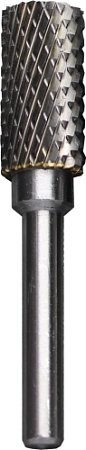 Бор-фреза по металлу ПРАКТИКА форма В цилиндр с торцовыми зубьями 16,0*25,0/70,0 хв. 6 мм 243-929 [2