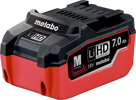 Аккумулятор METABO 18 V 7.0 Ач LiHD [625345000]