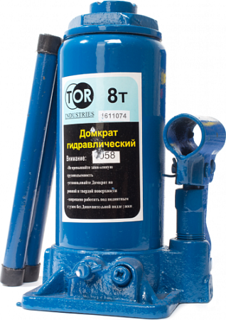 Домкрат бутылочный TOR 8 т (8 т - 205/330 мм) 1058 [1058]