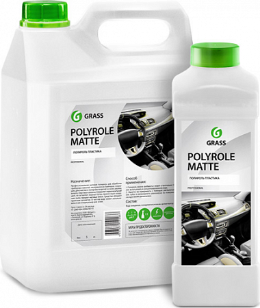 Полироль-очиститель пластика GRASS Polyrol Matte (5 кг), матовый блеск